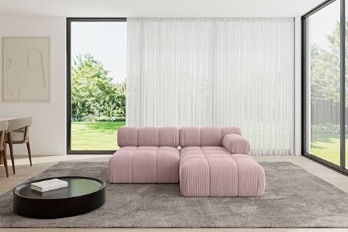 ALTDECOR Modulares Sofa Ecksofa in L-Form Corner modular Sofa Eckcouch Couch Wohnlandschaft Cauchsofa Polstersofa Razon-L1-190x160x70 cm Rosa ALTDECOR Modulares Sofa Ecksofa in L-Form Corner modular Sofa Eckcouch Couch Wohnlandschaft Cauchsofa Polstersofa Razon-L1-190x160x70 cm Rosa von ALTDECOR