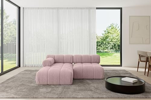 ALTDECOR Modulares Sofa Ecksofa in L-Form Corner modular Sofa Eckcouch Couch Wohnlandschaft Cauchsofa Polstersofa Razon-L1-190x160x70 cm Rosa ALTDECOR Modulares Sofa Ecksofa in L-Form Corner modular Sofa Eckcouch Couch Wohnlandschaft Cauchsofa Polstersofa Razon-L1-190x160x70 cm Rosa von ALTDECOR