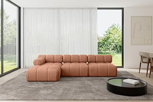 ALTDECOR Modulares Sofa Ecksofa in L-Form Corner modular Sofa Eckcouch Couch Wohnlandschaft Cauchsofa Polstersofa Razon-L2-285x160x70 cm Apricot ALTDECOR Modulares Sofa Ecksofa in L-Form Corner modular Sofa Eckcouch Couch Wohnlandschaft Cauchsofa Polstersofa Razon-L2-285x160x70 cm Apricot von ALTDECOR