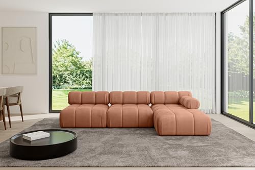 ALTDECOR Modulares Sofa Ecksofa in L-Form Corner modular Sofa Eckcouch Couch Wohnlandschaft Cauchsofa Polstersofa Razon-L2-285x160x70 cm Apricot ALTDECOR Modulares Sofa Ecksofa in L-Form Corner modular Sofa Eckcouch Couch Wohnlandschaft Cauchsofa Polstersofa Razon-L2-285x160x70 cm Apricot von ALTDECOR