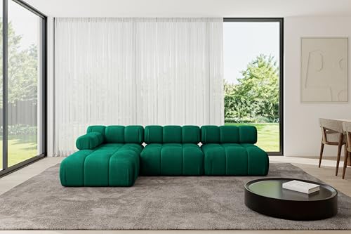 ALTDECOR Modulares Sofa Ecksofa in L-Form Corner modular Sofa Eckcouch Couch Wohnlandschaft Cauchsofa Polstersofa Razon-L2-285x160x70 cm Dunkelgrün ALTDECOR Modulares Sofa Ecksofa in L-Form Corner modular Sofa Eckcouch Couch Wohnlandschaft Cauchsofa Polstersofa Razon-L2-285x160x70 cm Dunkelgrün von ALTDECOR