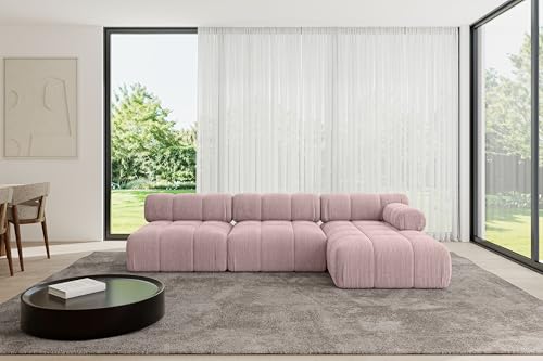 ALTDECOR Modulares Sofa Ecksofa in L-Form Corner modular Sofa Eckcouch Couch Wohnlandschaft Cauchsofa Polstersofa Razon-L2-285x160x70 cm Rosa ALTDECOR Modulares Sofa Ecksofa in L-Form Corner modular Sofa Eckcouch Couch Wohnlandschaft Cauchsofa Polstersofa Razon-L2-285x160x70 cm Rosa von ALTDECOR