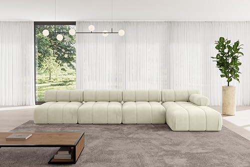 ALTDECOR Modulares Sofa Ecksofa in L-Form Corner modular Sofa Eckcouch Couch Wohnlandschaft Cauchsofa Polstersofa Razon-L3-380x160x70 cm Beige ALTDECOR Modulares Sofa Ecksofa in L-Form Corner modular Sofa Eckcouch Couch Wohnlandschaft Cauchsofa Polstersofa Razon-L3-380x160x70 cm Beige von ALTDECOR
