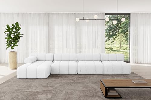 ALTDECOR Modulares Sofa Ecksofa in L-Form Corner modular Sofa Eckcouch Couch Wohnlandschaft Cauchsofa Polstersofa Razon-L3-380x160x70 cm Weiß ALTDECOR Modulares Sofa Ecksofa in L-Form Corner modular Sofa Eckcouch Couch Wohnlandschaft Cauchsofa Polstersofa Razon-L3-380x160x70 cm Weiß von ALTDECOR