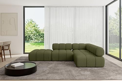 ALTDECOR Modulares Sofa Ecksofa in L-Form universal, Links/rechts Corner modular Sofa Eckcouch Couch Wohnlandschaft Cauchsofa Polstersofa Favio-L1-285x190x70 cm Grün ALTDECOR Modulares Sofa Ecksofa in L-Form universal, Links/rechts Corner modular Sofa Eckcouch Couch Wohnlandschaft Cauchsofa Polstersofa Favio-L1-285x190x70 cm Grün von ALTDECOR