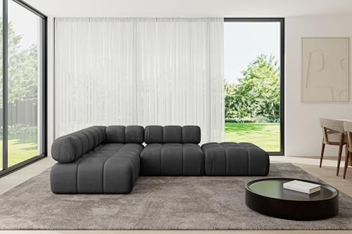 ALTDECOR Modulares Sofa Ecksofa in L-Form universal, Links/rechts Corner modular Sofa Eckcouch Couch Wohnlandschaft Cauchsofa Polstersofa Favio-L1-285x190x70 cm Schwarz ALTDECOR Modulares Sofa Ecksofa in L-Form universal, Links/rechts Corner modular Sofa Eckcouch Couch Wohnlandschaft Cauchsofa Polstersofa Favio-L1-285x190x70 cm Schwarz von ALTDECOR