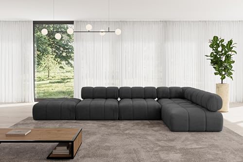 ALTDECOR Modulares Sofa Ecksofa in L-Form universal, Links/rechts Corner modular Sofa Eckcouch Couch Wohnlandschaft Cauchsofa Polstersofa Favio-L2-380x190x70 cm Schwarz ALTDECOR Modulares Sofa Ecksofa in L-Form universal, Links/rechts Corner modular Sofa Eckcouch Couch Wohnlandschaft Cauchsofa Polstersofa Favio-L2-380x190x70 cm Schwarz von ALTDECOR