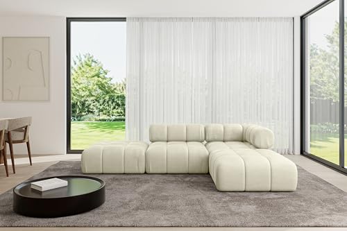 ALTDECOR Modulares Sofa Ecksofa in L-Form universal, Links/rechts Corner modular Sofa Eckcouch Couch Wohnlandschaft Cauchsofa Polstersofa Kerru-L1-285x190x70 cm Beige ALTDECOR Modulares Sofa Ecksofa in L-Form universal, Links/rechts Corner modular Sofa Eckcouch Couch Wohnlandschaft Cauchsofa Polstersofa Kerru-L1-285x190x70 cm Beige von ALTDECOR