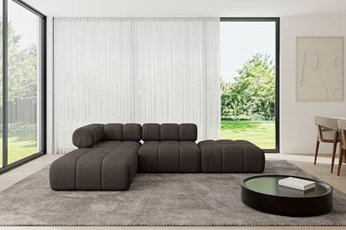 ALTDECOR Modulares Sofa Ecksofa in L-Form universal, Links/rechts Corner modular Sofa Eckcouch Couch Wohnlandschaft Cauchsofa Polstersofa Kerru-L1-285x190x70 cm Braun ALTDECOR Modulares Sofa Ecksofa in L-Form universal, Links/rechts Corner modular Sofa Eckcouch Couch Wohnlandschaft Cauchsofa Polstersofa Kerru-L1-285x190x70 cm Braun von ALTDECOR