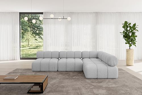 ALTDECOR Modulares Sofa Ecksofa in L-Form universal, Links/rechts Corner modular Sofa Eckcouch Couch Wohnlandschaft Cauchsofa Polstersofa Samaro-L2-285x190x70 cm Hellgrau ALTDECOR Modulares Sofa Ecksofa in L-Form universal, Links/rechts Corner modular Sofa Eckcouch Couch Wohnlandschaft Cauchsofa Polstersofa Samaro-L2-285x190x70 cm Hellgrau von ALTDECOR