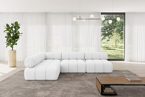 ALTDECOR Modulares Sofa Ecksofa in L-Form universal, Links/rechts Corner modular Sofa Eckcouch Couch Wohnlandschaft Cauchsofa Polstersofa Samaro-L2-285x190x70 cm Weiß ALTDECOR Modulares Sofa Ecksofa in L-Form universal, Links/rechts Corner modular Sofa Eckcouch Couch Wohnlandschaft Cauchsofa Polstersofa Samaro-L2-285x190x70 cm Weiß von ALTDECOR