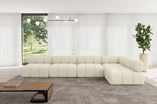 ALTDECOR Modulares Sofa Ecksofa in L-Form universal, Links/rechts Corner modular Sofa Eckcouch Couch Wohnlandschaft Cauchsofa Polstersofa Samaro-L3-380x190x70 cm Beige ALTDECOR Modulares Sofa Ecksofa in L-Form universal, Links/rechts Corner modular Sofa Eckcouch Couch Wohnlandschaft Cauchsofa Polstersofa Samaro-L3-380x190x70 cm Beige von ALTDECOR