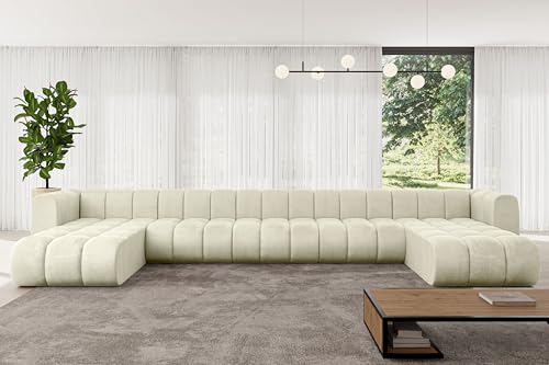 ALTDECOR Modulares Sofa Ecksofa in U-Form Corner modular Sofa Eckcouch Couch Wohnlandschaft Cauchsofa Bodensofa Polstersofa Joren-U3-501x177x70 cm Beige ALTDECOR Modulares Sofa Ecksofa in U-Form Corner modular Sofa Eckcouch Couch Wohnlandschaft Cauchsofa Bodensofa Polstersofa Joren-U3-501x177x70 cm Beige von ALTDECOR