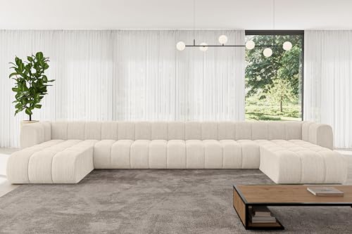 ALTDECOR Modulares Sofa Ecksofa in U-Form Corner modular Sofa Eckcouch Couch Wohnlandschaft Cauchsofa Bodensofa Polstersofa Joren-U3-501x177x70 cm Beige ALTDECOR Modulares Sofa Ecksofa in U-Form Corner modular Sofa Eckcouch Couch Wohnlandschaft Cauchsofa Bodensofa Polstersofa Joren-U3-501x177x70 cm Beige von ALTDECOR