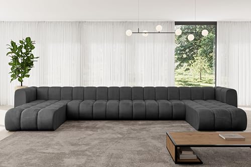 ALTDECOR Modulares Sofa Ecksofa in U-Form Corner modular Sofa Eckcouch Couch Wohnlandschaft Cauchsofa Bodensofa Polstersofa Joren-U3-501x177x70 cm Schwarz ALTDECOR Modulares Sofa Ecksofa in U-Form Corner modular Sofa Eckcouch Couch Wohnlandschaft Cauchsofa Bodensofa Polstersofa Joren-U3-501x177x70 cm Schwarz von ALTDECOR