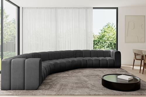 ALTDECOR Modulares Sofa Ecksofa in U-Form Corner modular Sofa Eckcouch Couch Wohnlandschaft Cauchsofa Bodensofa Polstersofa Lazro-U1-373x373x70 cm Schwarz ALTDECOR Modulares Sofa Ecksofa in U-Form Corner modular Sofa Eckcouch Couch Wohnlandschaft Cauchsofa Bodensofa Polstersofa Lazro-U1-373x373x70 cm Schwarz von ALTDECOR