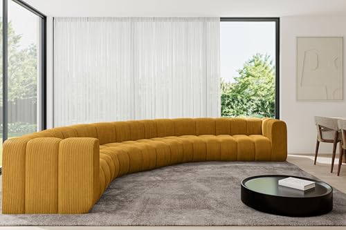ALTDECOR Modulares Sofa Ecksofa in U-Form Corner modular Sofa Eckcouch Couch Wohnlandschaft Cauchsofa Bodensofa Polstersofa Lazro-U1-373x373x70 cm Senfgelb ALTDECOR Modulares Sofa Ecksofa in U-Form Corner modular Sofa Eckcouch Couch Wohnlandschaft Cauchsofa Bodensofa Polstersofa Lazro-U1-373x373x70 cm Senfgelb von ALTDECOR