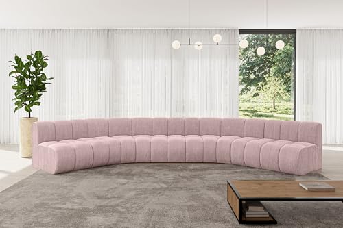 ALTDECOR Modulares Sofa Ecksofa in U-Form Corner modular Sofa Eckcouch Couch Wohnlandschaft Cauchsofa Bodensofa Polstersofa Montra-U1-490x174x70 cm Rosa ALTDECOR Modulares Sofa Ecksofa in U-Form Corner modular Sofa Eckcouch Couch Wohnlandschaft Cauchsofa Bodensofa Polstersofa Montra-U1-490x174x70 cm Rosa von ALTDECOR
