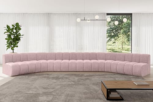 ALTDECOR Modulares Sofa Ecksofa in U-Form Corner modular Sofa Eckcouch Couch Wohnlandschaft Cauchsofa Bodensofa Polstersofa Montra-U2-581x174x70 cm Rosa ALTDECOR Modulares Sofa Ecksofa in U-Form Corner modular Sofa Eckcouch Couch Wohnlandschaft Cauchsofa Bodensofa Polstersofa Montra-U2-581x174x70 cm Rosa von ALTDECOR
