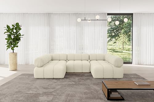ALTDECOR Modulares Sofa Ecksofa in U-Form Corner modular Sofa Eckcouch Couch Wohnlandschaft Cauchsofa Polstersofa Garvo-U1-285x190x70 cm Beige ALTDECOR Modulares Sofa Ecksofa in U-Form Corner modular Sofa Eckcouch Couch Wohnlandschaft Cauchsofa Polstersofa Garvo-U1-285x190x70 cm Beige von ALTDECOR