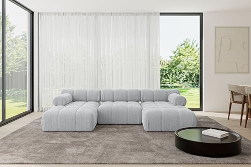 ALTDECOR Modulares Sofa Ecksofa in U-Form Corner modular Sofa Eckcouch Couch Wohnlandschaft Cauchsofa Polstersofa Tesso-U1-285x160x70 cm Grau ALTDECOR Modulares Sofa Ecksofa in U-Form Corner modular Sofa Eckcouch Couch Wohnlandschaft Cauchsofa Polstersofa Tesso-U1-285x160x70 cm Grau von ALTDECOR