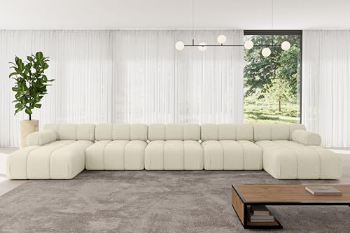 ALTDECOR Modulares Sofa Ecksofa in U-Form Corner modular Sofa Eckcouch Couch Wohnlandschaft Cauchsofa Polstersofa Tesso-U3-475x160x70 cm Beige ALTDECOR Modulares Sofa Ecksofa in U-Form Corner modular Sofa Eckcouch Couch Wohnlandschaft Cauchsofa Polstersofa Tesso-U3-475x160x70 cm Beige von ALTDECOR