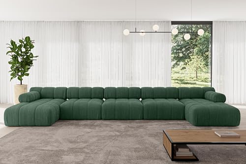 ALTDECOR Modulares Sofa Ecksofa in U-Form Corner modular Sofa Eckcouch Couch Wohnlandschaft Cauchsofa Polstersofa Tesso-U3-475x160x70 cm Grün ALTDECOR Modulares Sofa Ecksofa in U-Form Corner modular Sofa Eckcouch Couch Wohnlandschaft Cauchsofa Polstersofa Tesso-U3-475x160x70 cm Grün von ALTDECOR