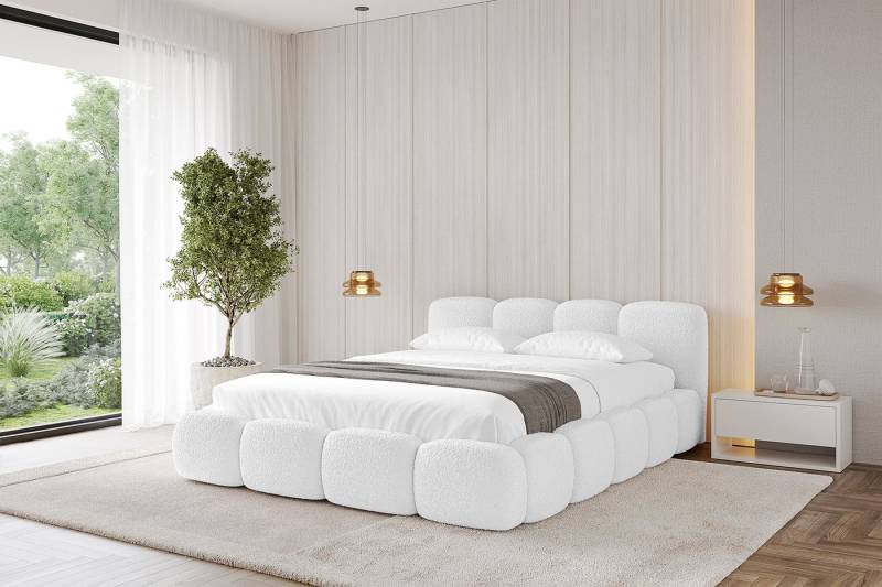 ALTDECOR Polsterbett KALA-v1 (Polsterbett mit Bettkasten und Lattenrost, Boxbett ohne Matratze), Doppelbett mit Stauraum, Bett mit Kopfteil von ALTDECOR