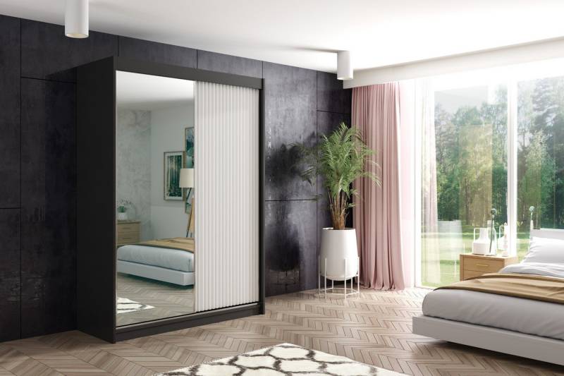 ALTDECOR Schiebetürenschrank RYFLO Spiegel Spiegeltüren Geriffelten Fronten LED Beleuchtung ALTDECOR Schiebetürenschrank RYFLO Spiegel Spiegeltüren Geriffelten Fronten LED Beleuchtung von ALTDECOR