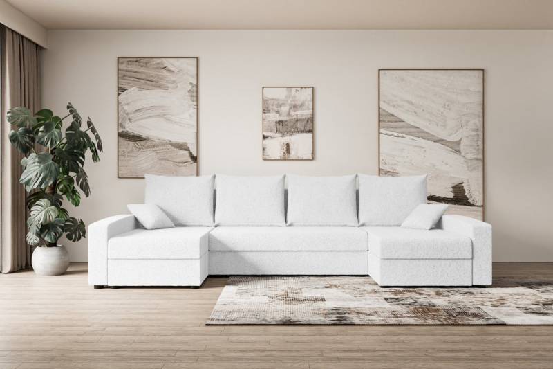 ALTDECOR Wohnlandschaft ALESIA-U, Corner Sofa Bett Eckcouch Couch L-Form Schlafcouch Ausziehbar ALTDECOR Wohnlandschaft ALESIA-U, Corner Sofa Bett Eckcouch Couch L-Form Schlafcouch Ausziehbar von ALTDECOR