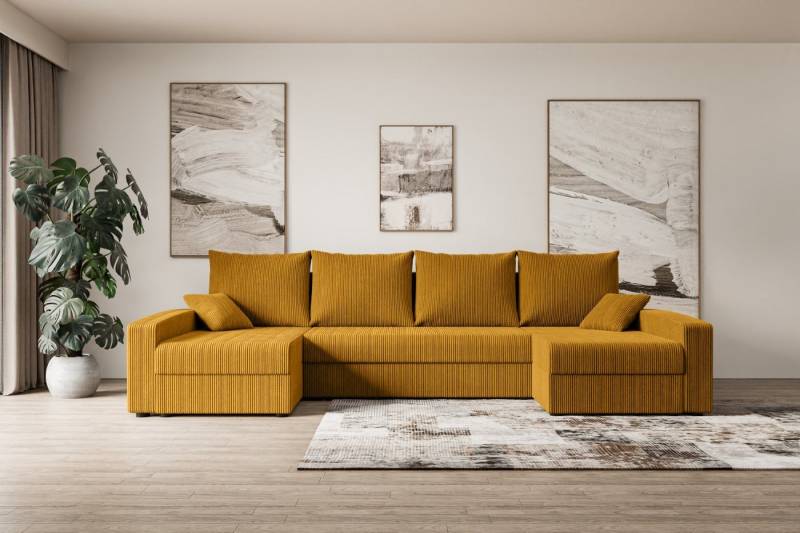ALTDECOR Wohnlandschaft ALESIA-U, Corner Sofa Bett Eckcouch Couch L-Form Schlafcouch Ausziehbar ALTDECOR Wohnlandschaft ALESIA-U, Corner Sofa Bett Eckcouch Couch L-Form Schlafcouch Ausziehbar von ALTDECOR