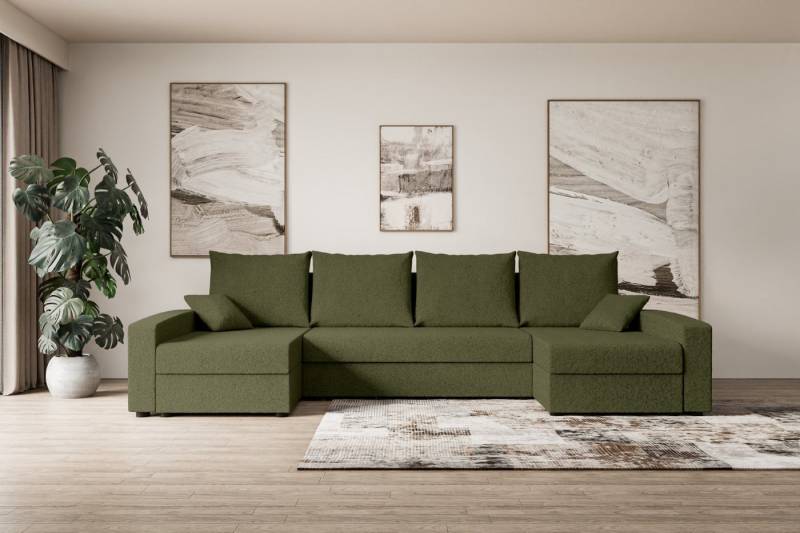 ALTDECOR Wohnlandschaft ALESIA-U, Corner Sofa Bett Eckcouch Couch L-Form Schlafcouch Ausziehbar ALTDECOR Wohnlandschaft ALESIA-U, Corner Sofa Bett Eckcouch Couch L-Form Schlafcouch Ausziehbar von ALTDECOR