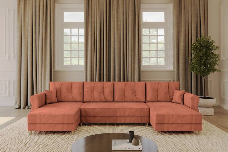 ALTDECOR Wohnlandschaft APOL-U, Corner Sofa Bett Eckcouch Couch U-Form Schlafcouch Ausziehbar ALTDECOR Wohnlandschaft APOL-U, Corner Sofa Bett Eckcouch Couch U-Form Schlafcouch Ausziehbar von ALTDECOR