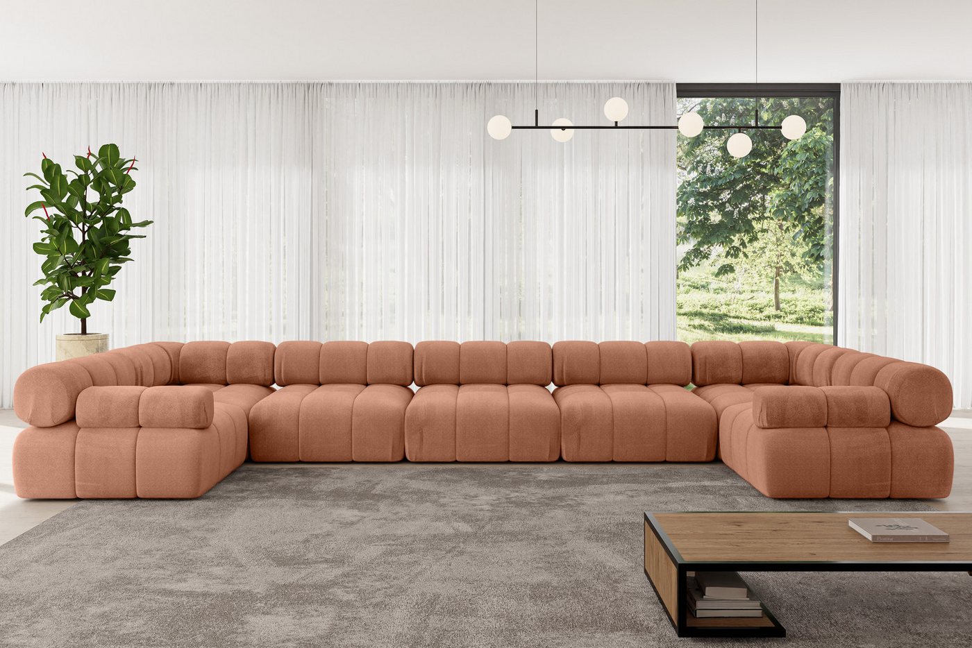 ALTDECOR Wohnlandschaft Birno-U3, Corner Sofa U-Form Vielseitige Sofa Wohnlandschaft Wohnzimmer, Sofa Praktische Bequeme Funktionsecke Couch L-Form Eckcouch ALTDECOR Wohnlandschaft Birno-U3, Corner Sofa U-Form Vielseitige Sofa Wohnlandschaft Wohnzimmer, Sofa Praktische Bequeme Funktionsecke Couch L-Form Eckcouch von ALTDECOR
