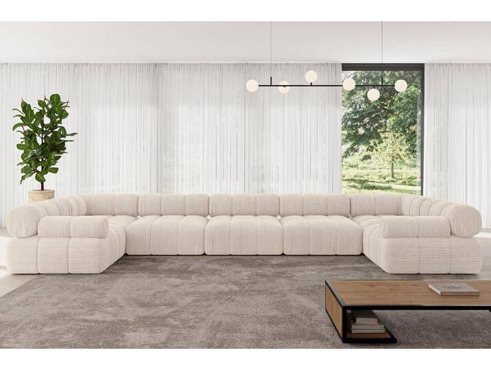 ALTDECOR Wohnlandschaft Birno-U3, Corner Sofa U-Form Vielseitige Sofa Wohnlandschaft Wohnzimmer, Sofa Praktische Bequeme Funktionsecke Couch L-Form Eckcouch von ALTDECOR