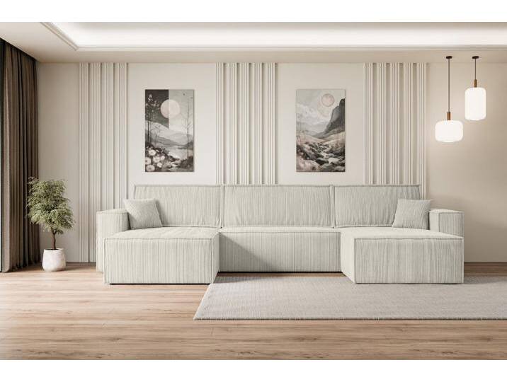 ALTDECOR Wohnlandschaft CELTIC-XLU, Couch mit Schlaffunktion, Wohnzimmer - Wohnlandschaft, Corner Sofa Bett Eckcouch Couch L-Form Schlafcouch Ausziehbar von ALTDECOR
