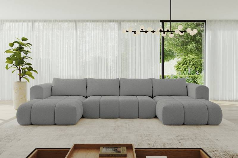 ALTDECOR Wohnlandschaft CLOUD-U, Couch mit Schlaffunktion, Wohnzimmer - Ecksofa, Corner Sofa Bett Eckcouch Couch U-Form Schlafcouch Ausziehbar von ALTDECOR