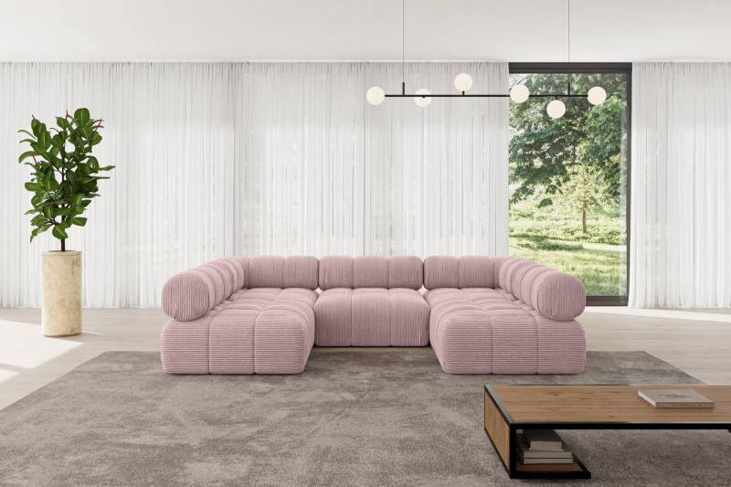 ALTDECOR Wohnlandschaft Garvo-U1, Corner Sofa U-Form Vielseitige Sofa Wohnlandschaft Wohnzimmer, Sofa Praktische Bequeme Funktionsecke Couch L-Form Eckcouch von ALTDECOR