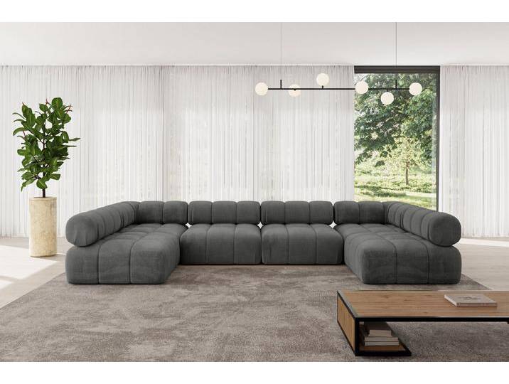 ALTDECOR Wohnlandschaft Garvo-U2, Corner Sofa U-Form Vielseitige Sofa Wohnlandschaft Wohnzimmer, Sofa Praktische Bequeme Funktionsecke Couch L-Form Eckcouch von ALTDECOR
