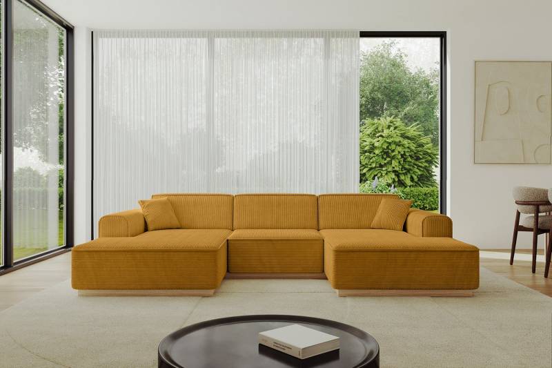 ALTDECOR Wohnlandschaft IREA-U1-v2, Sofa Praktische Bequeme Funktionsecke Couch U-Form Eckcouch, Corner Sofa U-Form Vielseitige Sofa Wohnlandschaft Wohnzimmer von ALTDECOR
