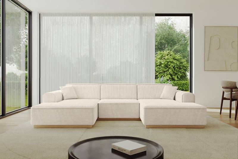 ALTDECOR Wohnlandschaft IREA-U1-v2, Sofa Praktische Bequeme Funktionsecke Couch U-Form Eckcouch, Corner Sofa U-Form Vielseitige Sofa Wohnlandschaft Wohnzimmer von ALTDECOR