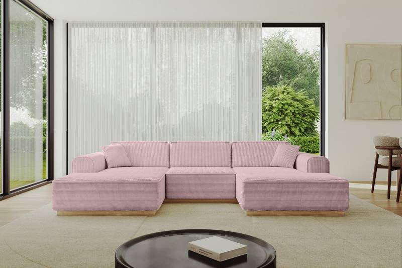 ALTDECOR Wohnlandschaft IREA-U1-v2, Sofa Praktische Bequeme Funktionsecke Couch U-Form Eckcouch, Corner Sofa U-Form Vielseitige Sofa Wohnlandschaft Wohnzimmer von ALTDECOR