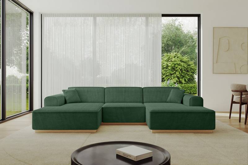 ALTDECOR Wohnlandschaft IREA-U1-v2, Sofa Praktische Bequeme Funktionsecke Couch U-Form Eckcouch, Corner Sofa U-Form Vielseitige Sofa Wohnlandschaft Wohnzimmer von ALTDECOR