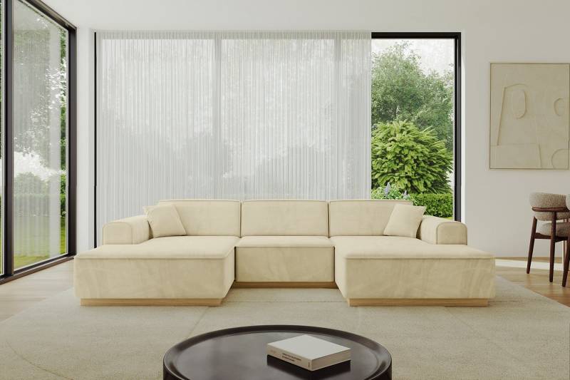 ALTDECOR Wohnlandschaft IREA-U1-v2, Sofa Praktische Bequeme Funktionsecke Couch U-Form Eckcouch, Corner Sofa U-Form Vielseitige Sofa Wohnlandschaft Wohnzimmer von ALTDECOR