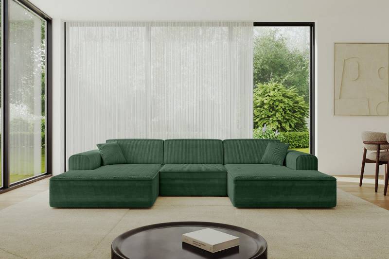 ALTDECOR Wohnlandschaft IREA-U1-v3, Sofa Praktische Bequeme Funktionsecke Couch U-Form Eckcouch, Corner Sofa U-Form Vielseitige Sofa Wohnlandschaft Wohnzimmer von ALTDECOR
