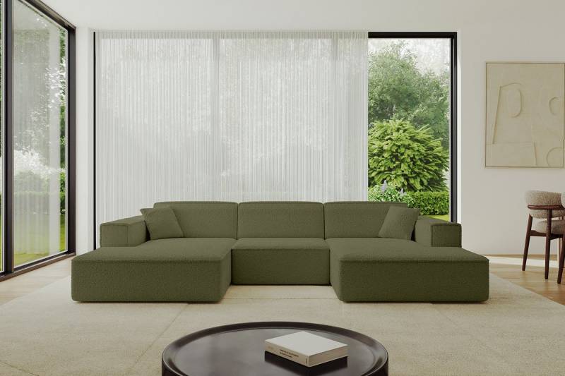 ALTDECOR Wohnlandschaft IREA-U1-v4, Sofa Praktische Bequeme Funktionsecke Couch U-Form Eckcouch, Corner Sofa U-Form Vielseitige Sofa Wohnlandschaft Wohnzimmer von ALTDECOR