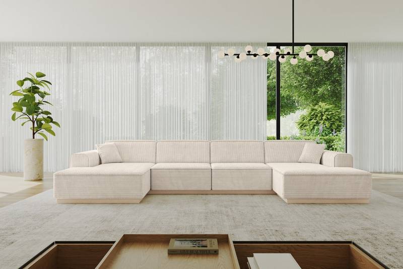 ALTDECOR Wohnlandschaft IREA-U2, Sofa Praktische Bequeme Funktionsecke Couch U-Form Eckcouch, Corner Sofa U-Form Vielseitige Sofa Wohnlandschaft Wohnzimmer von ALTDECOR