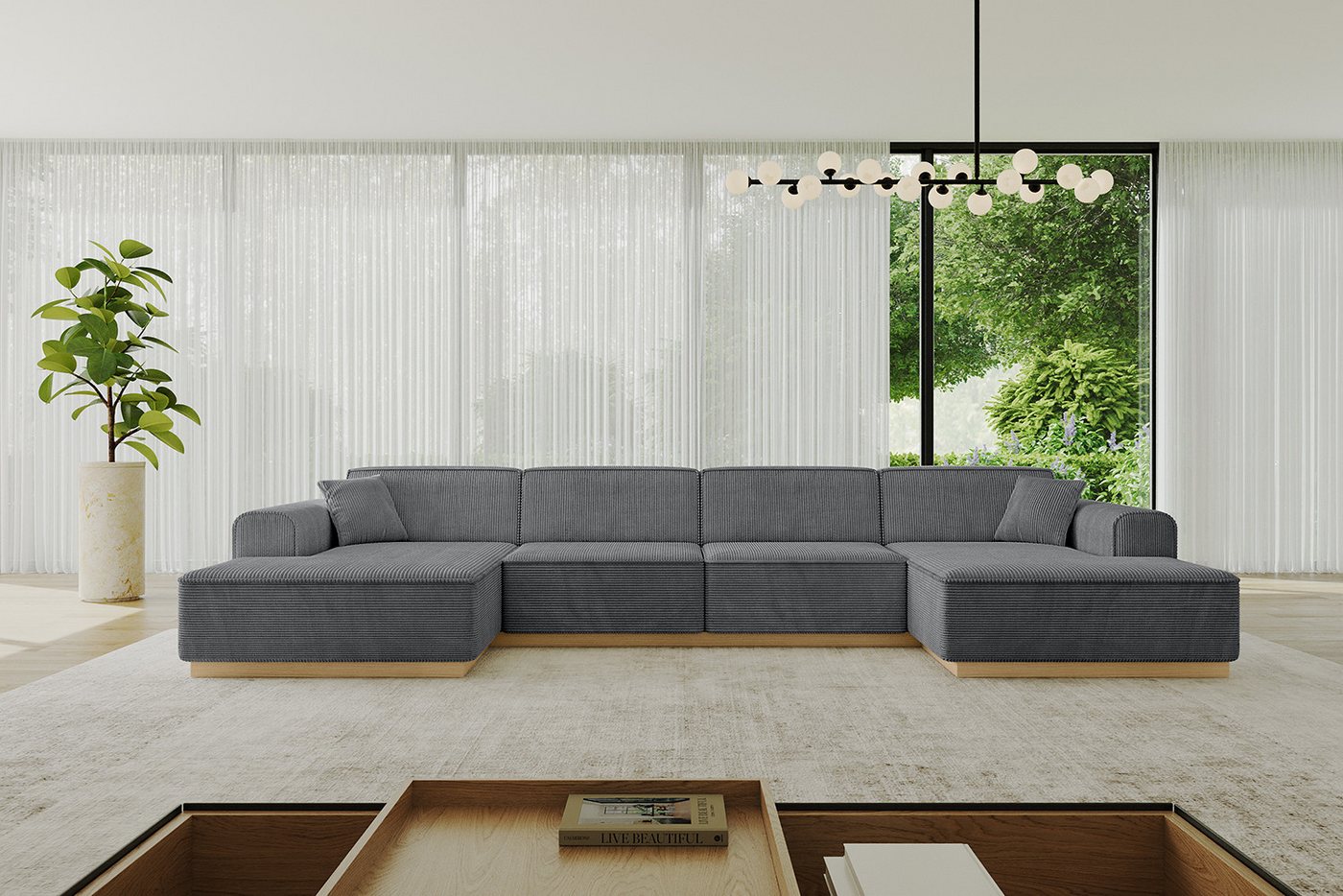 ALTDECOR Wohnlandschaft IREA-U2-v2, Corner Sofa U-Form Vielseitige Sofa Wohnlandschaft Wohnzimmer ALTDECOR Wohnlandschaft IREA-U2-v2, Corner Sofa U-Form Vielseitige Sofa Wohnlandschaft Wohnzimmer von ALTDECOR