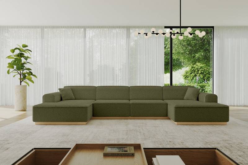 ALTDECOR Wohnlandschaft IREA-U2-v2, Sofa Praktische Bequeme Funktionsecke Couch U-Form Eckcouch, Corner Sofa U-Form Vielseitige Sofa Wohnlandschaft Wohnzimmer von ALTDECOR