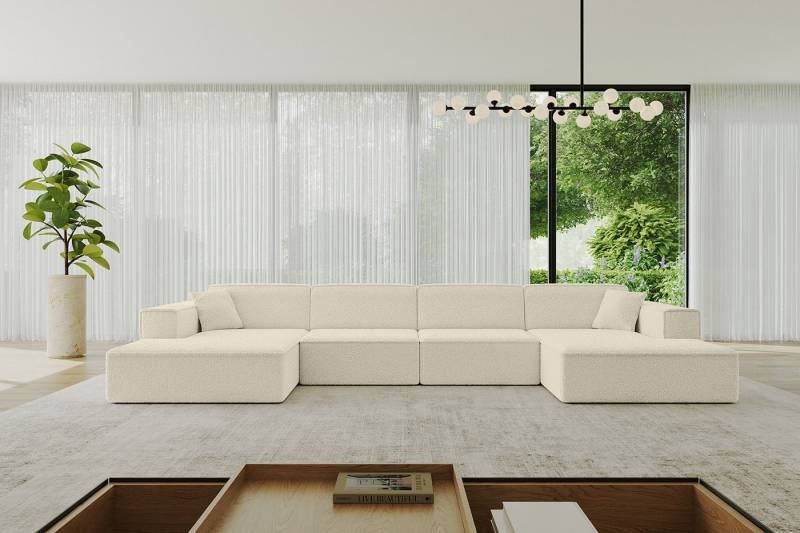 ALTDECOR Wohnlandschaft IREA-U2-v4, Sofa Praktische Bequeme Funktionsecke Couch U-Form Eckcouch, Corner Sofa U-Form Vielseitige Sofa Wohnlandschaft Wohnzimmer von ALTDECOR
